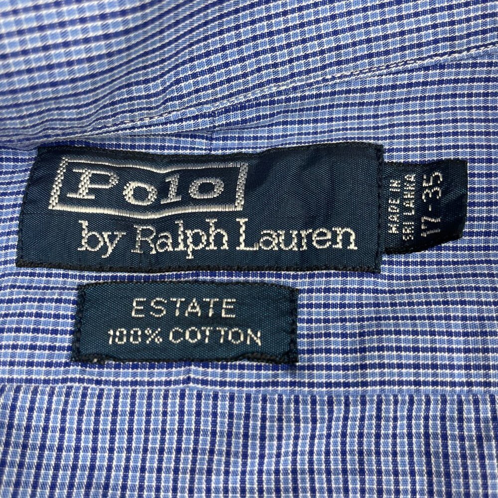 Polo Ralph Lauren Cotton Long Sleeve Dress Shirt Men's 17-35 - Picture 2 of 5